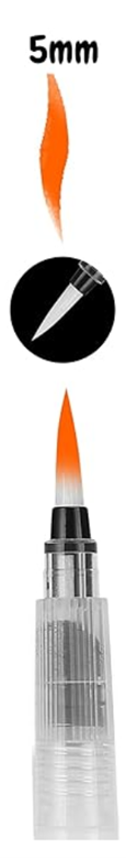 Watercolor Fillable Brushes - 5mm Tip