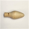 3D Wood Shapes - Christmas Light Bulb - Large With hole