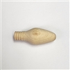 3D Wood Shapes - Christmas Light Bulb - Small
