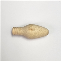 3D Wood Shapes - Christmas Light Bulb - Small