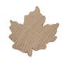 Flat Wood Shapes - 1/2" Thick - Maple Leaf