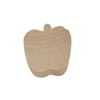 Flat Wood Shapes - 1/2" Thick - Apple (Small)