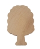 Flat Wood Shapes - 1/2" Thick - Tree