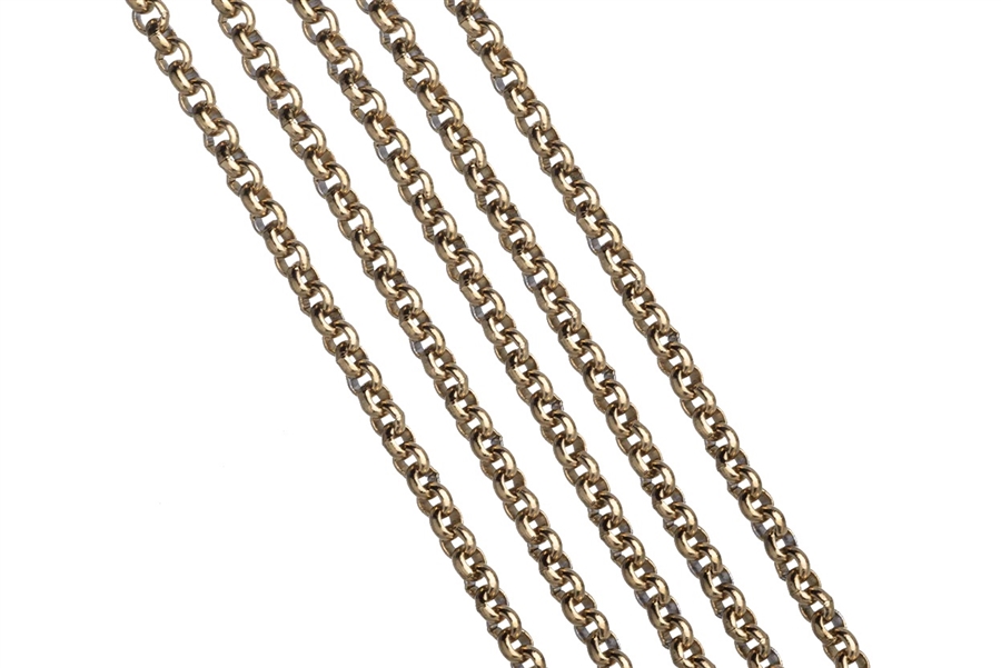 Waterproof Gold Chain - Style #1 - Rolo Belcher Chain