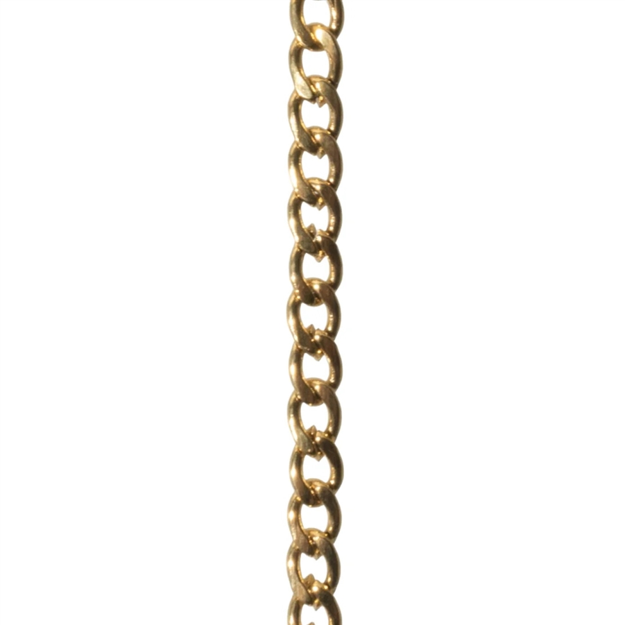 Waterproof Gold Chain - Style #11 - 4.5mm Curb Chain