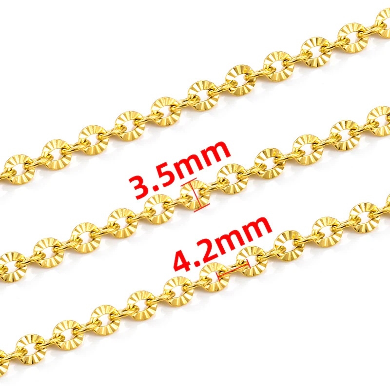 Waterproof Gold Chain- CH80SS/G - #12