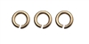 Waterproof Gold 3.5mm Open Jump Rings