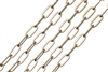 Waterproof Gold Chain - Style #5 -  3.3mm x 7.5mm Paperclip Chain