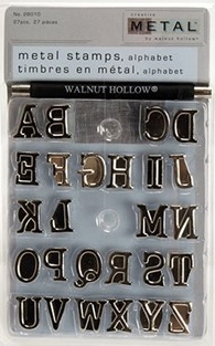 Walnut Hollow Hot Stamps Uppercase Alphabet Set