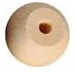 Unfinished Wood Ball Knobs - Individual