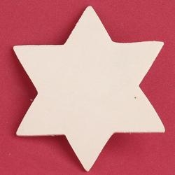 Unfinished Wood Star of David - 4"