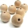 Unfinished Wood Beads - 8mm Round