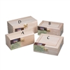 Unfinished Wood Box Sets -9 9170-86, A-D