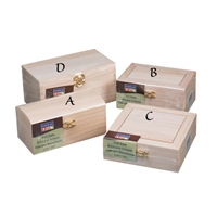 Unfinished Wood Box Sets -9 9170-86, A-D