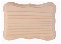 Wood Plaque - Shield - 9" x 12"