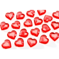 Diamond Gems Acrylic Hearts