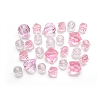 Diamond Gems Acrylic Pink