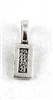 Antique Silver Color Rectangle Glue on Bail