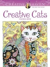 Creative Cats Coloring Book, Artwork by Marjorie Sarnat