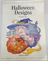 Halloween Designs Coloring Book by Elaine Hill