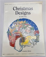 Christmas Designs Coloring Book by Elaine Hill