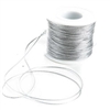 Metallic Cord, 1mm, 100 Yards, Silver