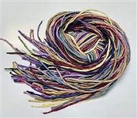 Hand Dyed Silk Strands - Muted