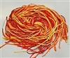 Hand Dyed Silk Strands - Fire