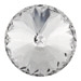 Czech Pointed Back Rivoli - 18 mm - Crystal