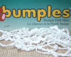 Bumples Doll Hair - White