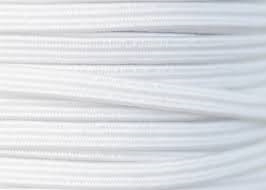 1/8" Elastic - White, 50 yards