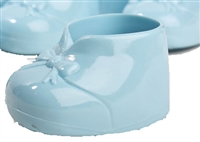 Plastic Baby Bootie Shower Favor - Blue