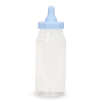 Plastic Favor - Baby Bottle - Blue - 5 inches - 12 pieces