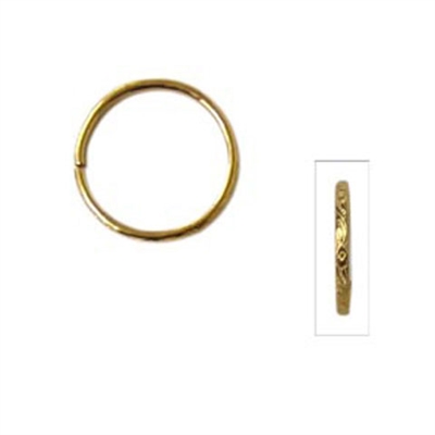Victoria Lynnâ„¢ Mini Wedding Rings - Gold & Aluminum - 3/4"
