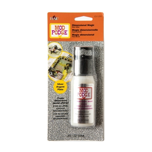 Mod Podge Â® Dimensional Magic - Silver Glitter