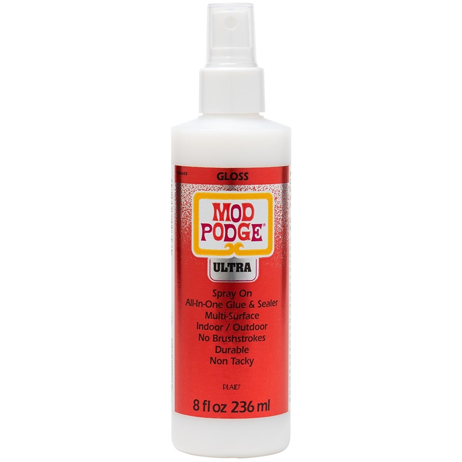 Modge podge glitter irredecent spray sealer >>>>> #modgepodge #diyfurn