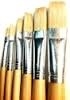 Hawk Assorted Flat Paint Brush 6 piece Set