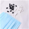 Ear Loop Grippers - Barrel - Black - 50 Pieces