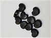 Ear Loop Grippers - Heart - Black - 10 Pieces