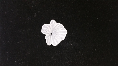 Dyable Frost White Lucite Flower Bead - #1640