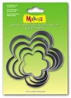 #36505 Makins Clay Cutters- 4 Piece Set - Flower