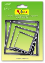 #36502 Makins Clay Cutters- 4 Piece Set - Square