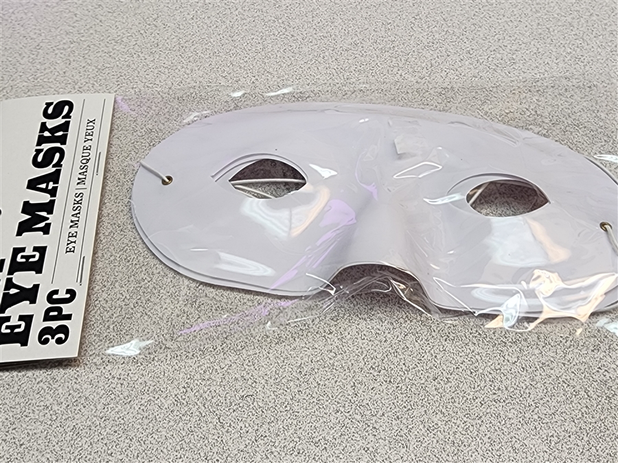 Half white mask
