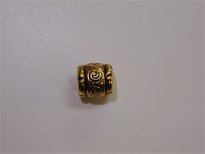 13x12mm Athenian Antique Gold Washed