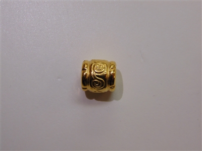 13x12mm Athenian Gold Washed