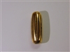 25x9mm Ridged Cylinder Antique Gold Washed