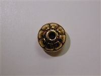 16x10mm Tunisian Antique Gold Washed