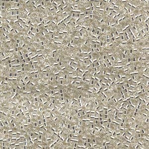 DB041 Silver Lined Crystal - Miyuki Delica Seed Beads - 11/0