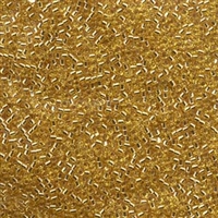 DB042 Silver Lined Gold - Miyuki Delica Seed Beads - 11/0