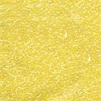 DB053 Lined Pale Yellow AB - Miyuki Delica Seed Beads - 11/0